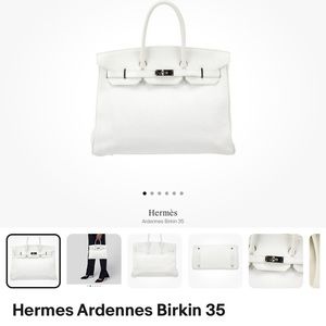 Hermes Ardennes Birkin 35